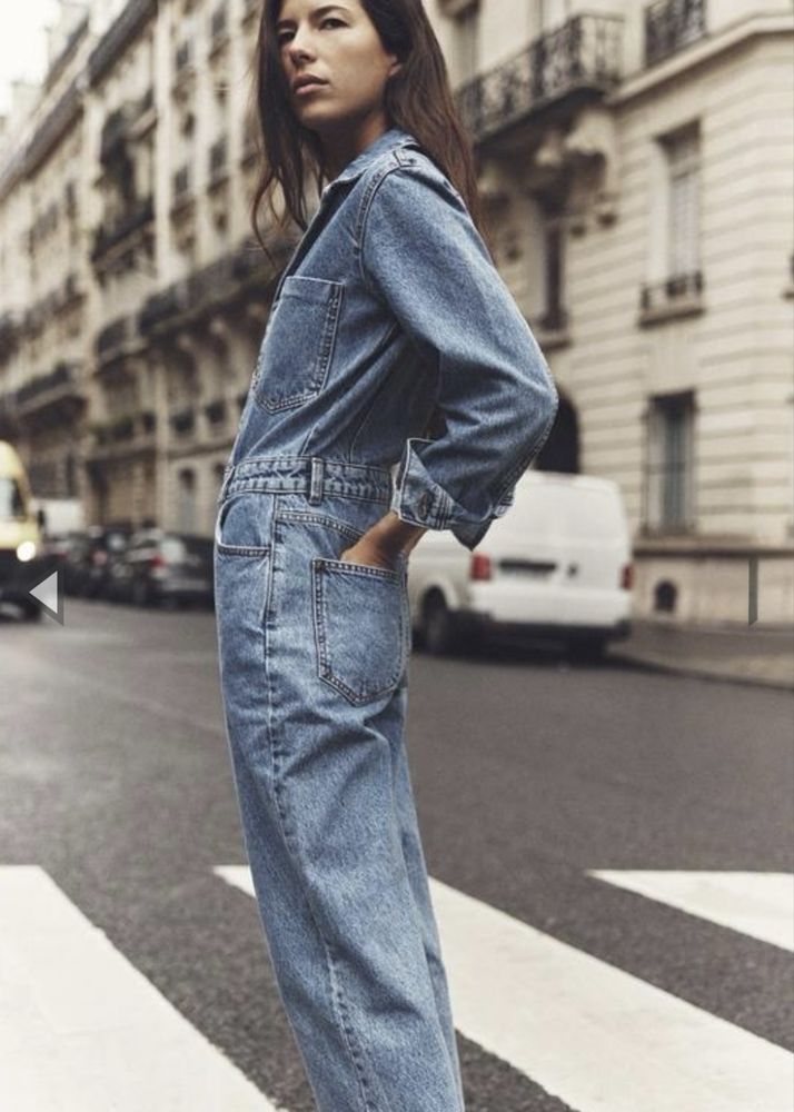 Джинсовий комбінезон Zara