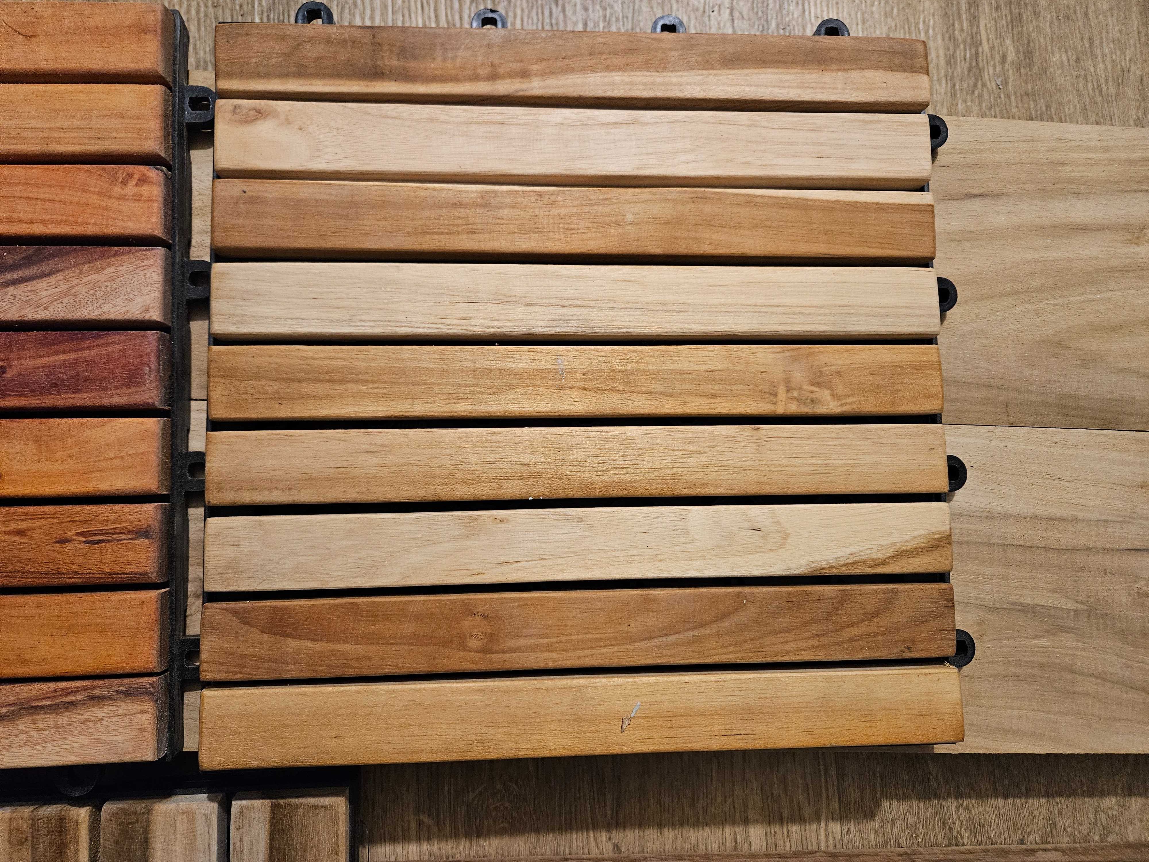 płytki ogrodowe z drewna egzotycznego, teak ,mahoń ,bangkirai 30x30cm