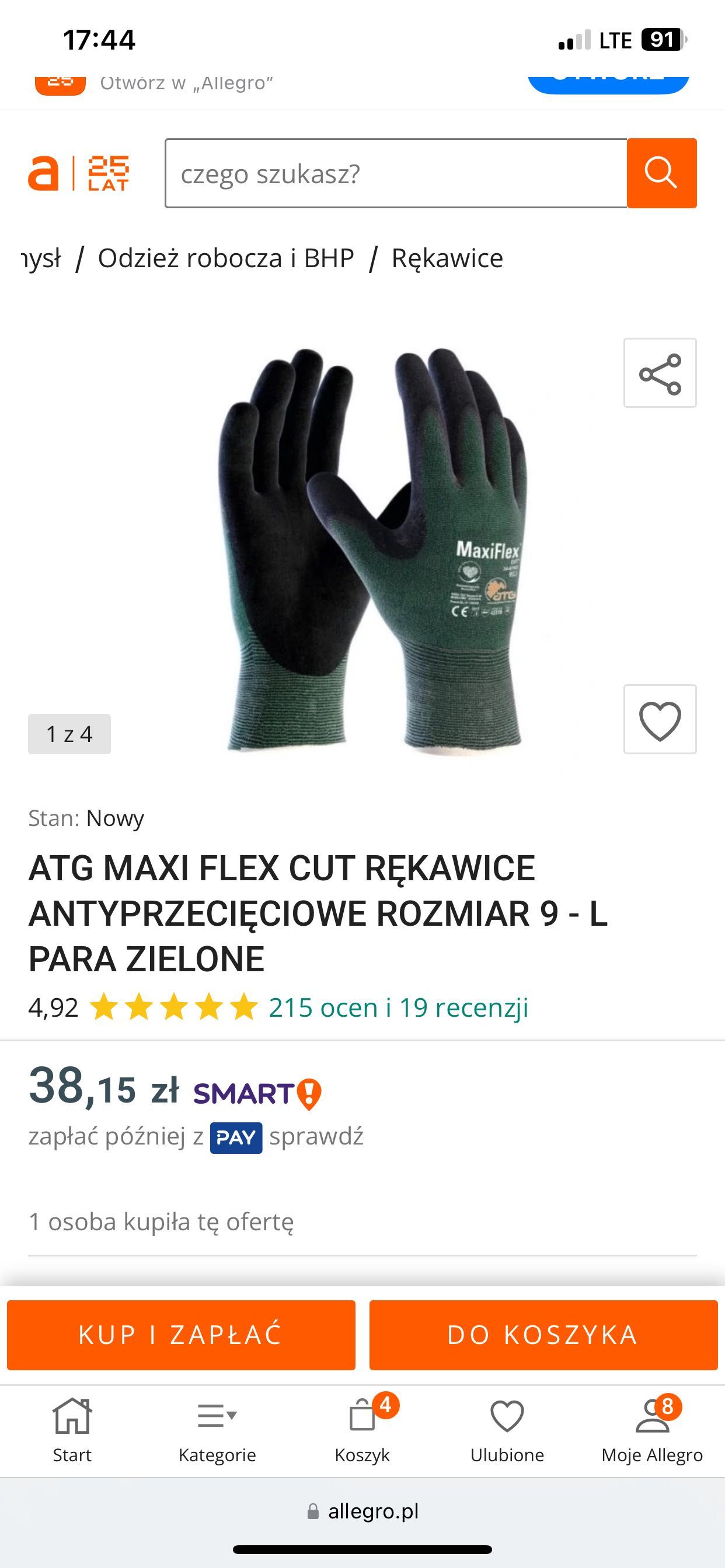 Nowe rękawice Maxi Flex duża ilość !