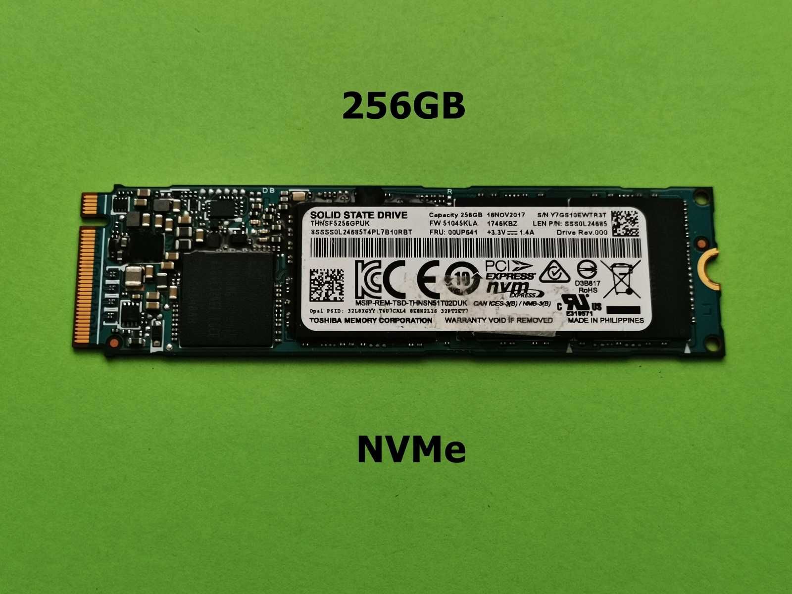 SSD M2 PCie 256GB TosHiba