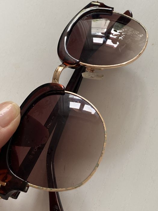 Tom Ford okulary prxeciwsloneczne brazowe