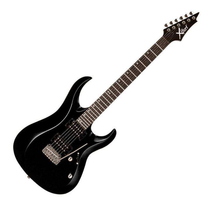 CORT X100 BK gitara elektryczna + pokrowiec - SKLEP