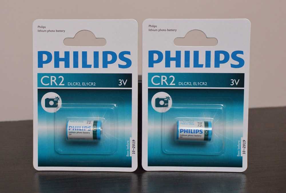 Батарейки CR2 PHILIPS / DLCR2 / EL1CR2 / AJAX
