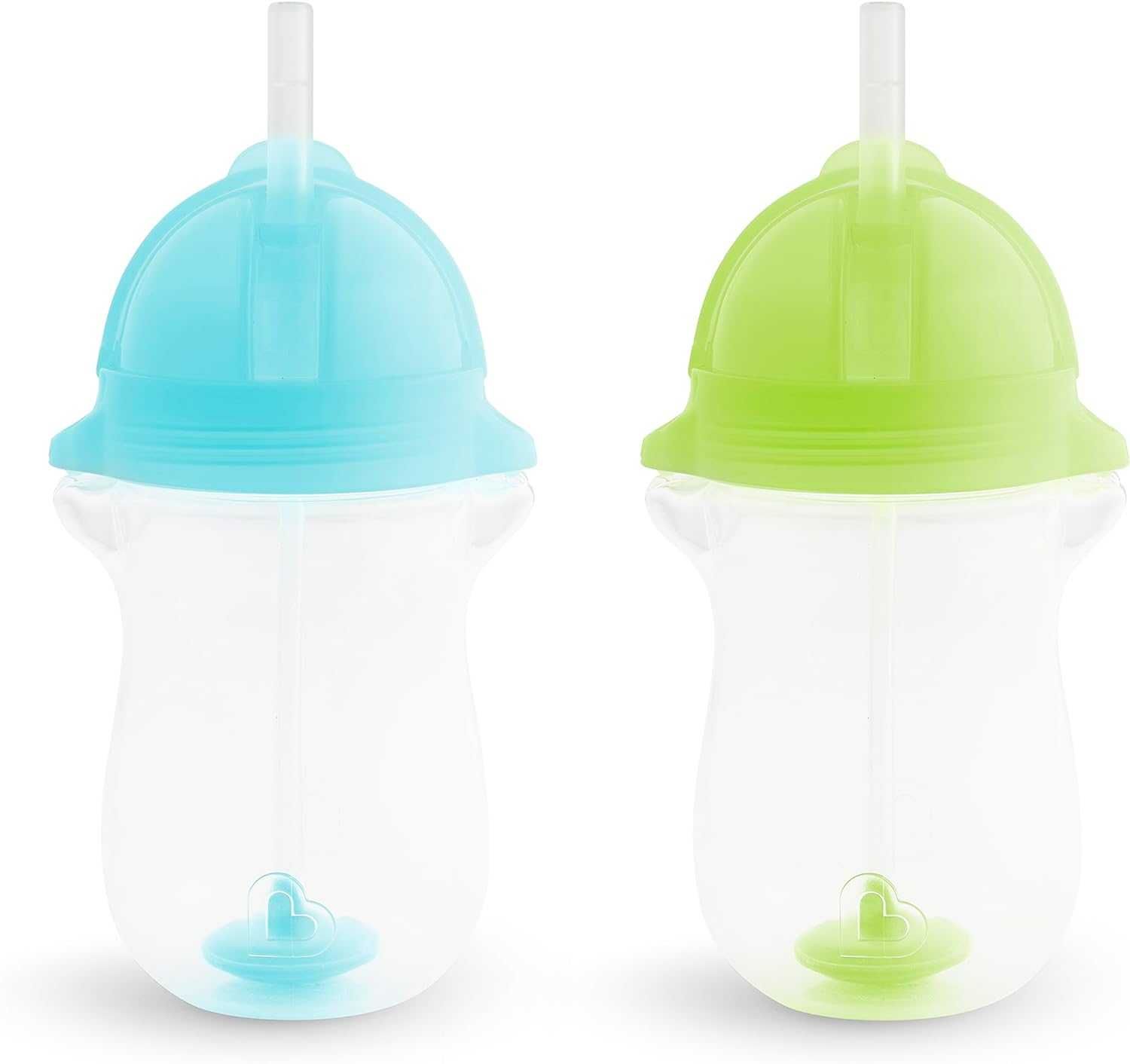 Munchkin Click-Lock Drinking Cup, Butelki ze słomką