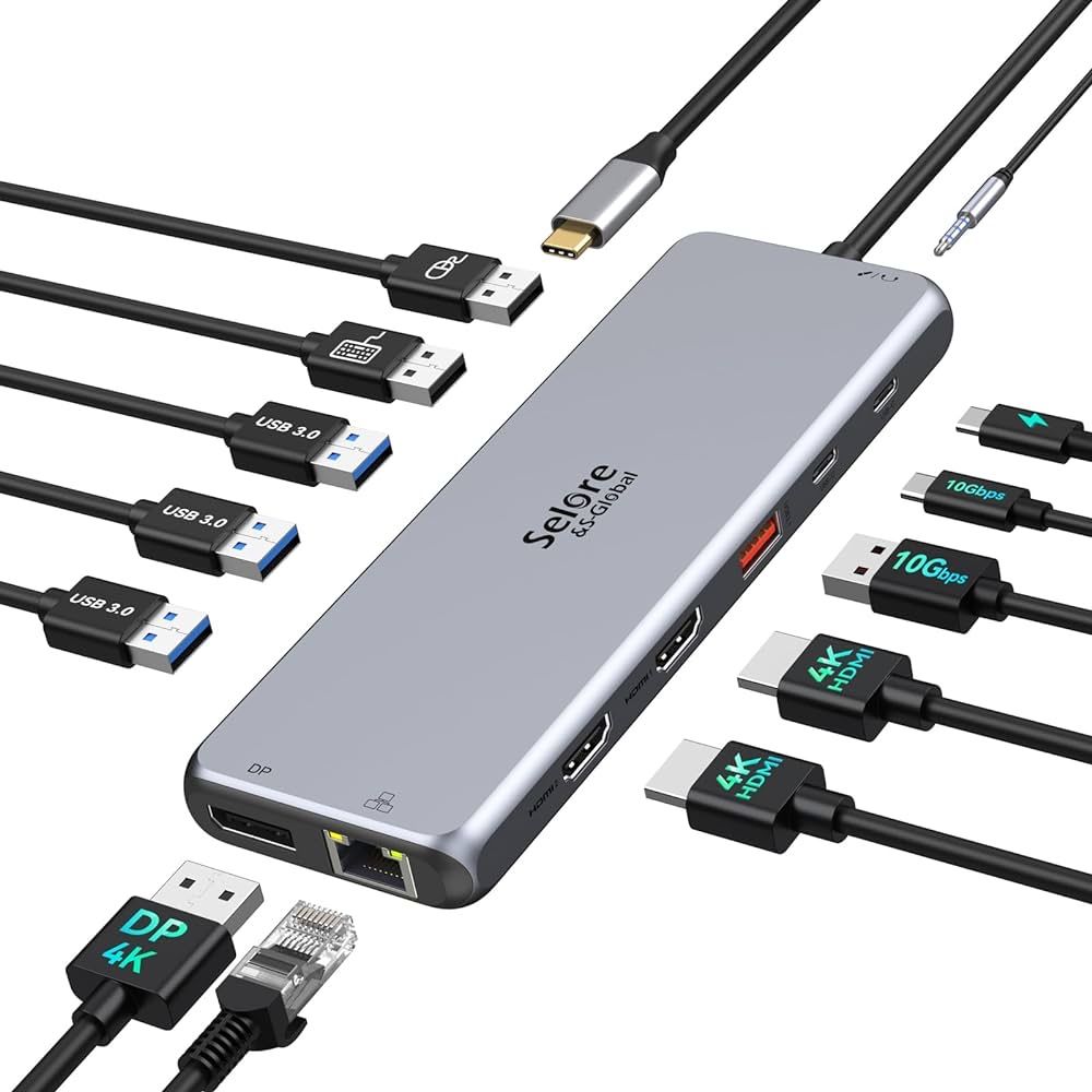 Stacja dokująca USB-C 13 w 1