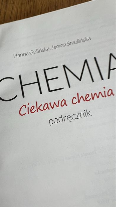 Podręcznik ciekawa chemia klasa 8