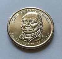 Монета США 1 доллар, Джон Квинси Адамс, 6-й Президент США