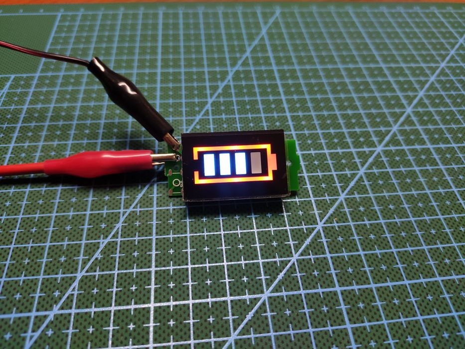 Индикатор заряда Li-Ion аккумулятора