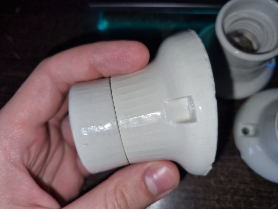 Керамические косые патроны Е27 ссср