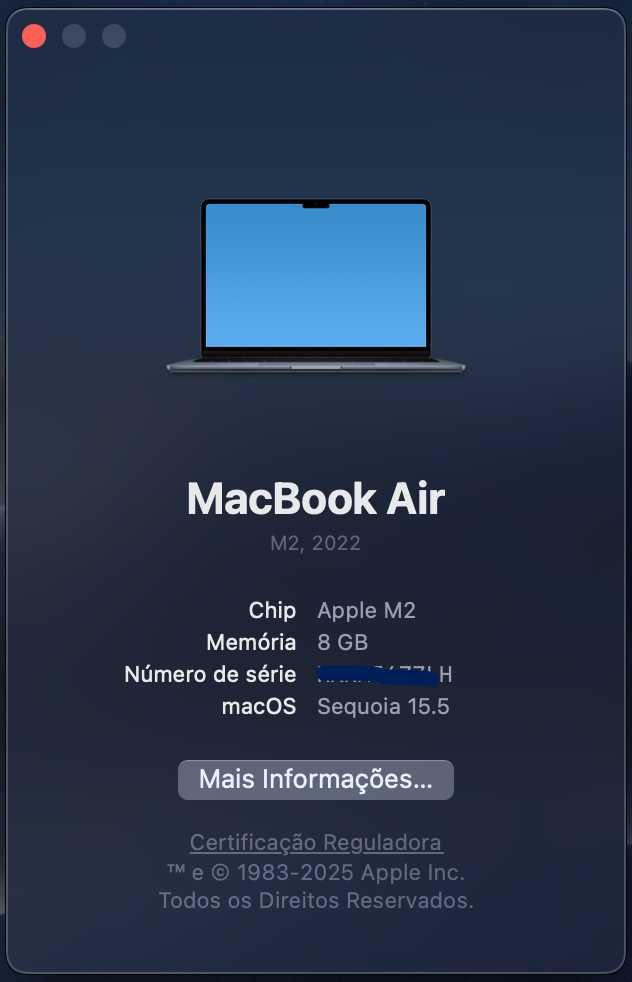 Macbook Air M2 512gb SSD