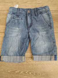 Krótkie spodenki szorty jeansowe Esprit r.104