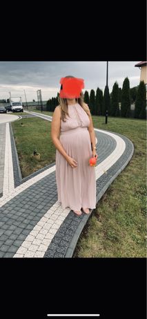 Sukienka ciążowa ZALANDO HAVEN- mink