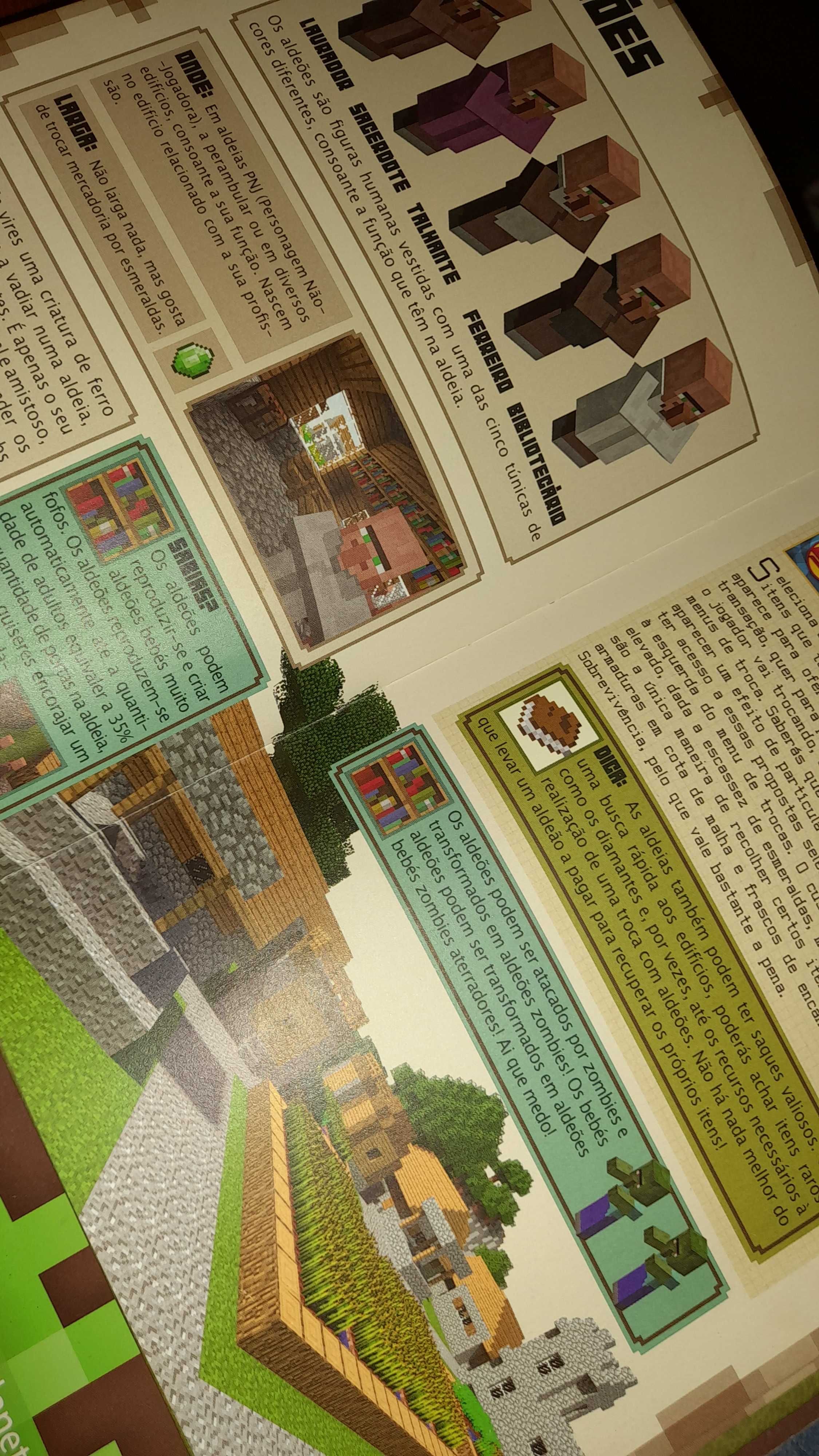 Minecraft livros com segredos do jogo