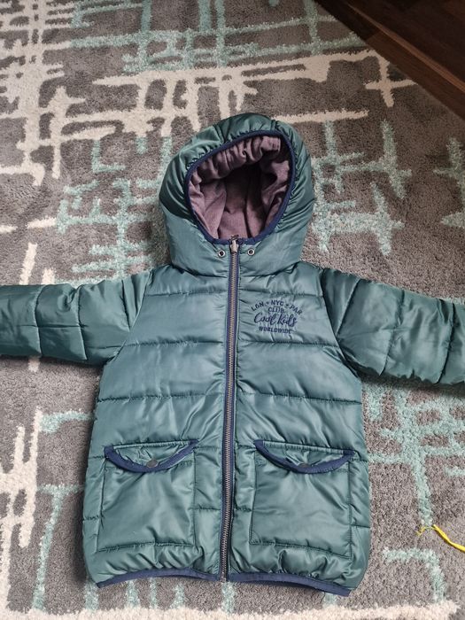 Продам зимову теплу куртку chicco  для хлопчика  2-3 роки двосторонню