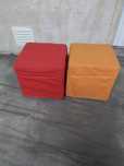 Puffs coloridos ikea
