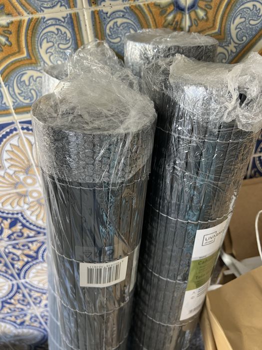 Vedação jardim ou vedação corta vento varanda PVC