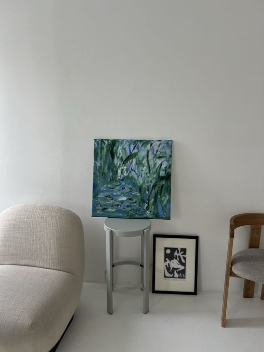 Obraz abstrakcja 60 cm x 60 cm sztuka nowoczesna