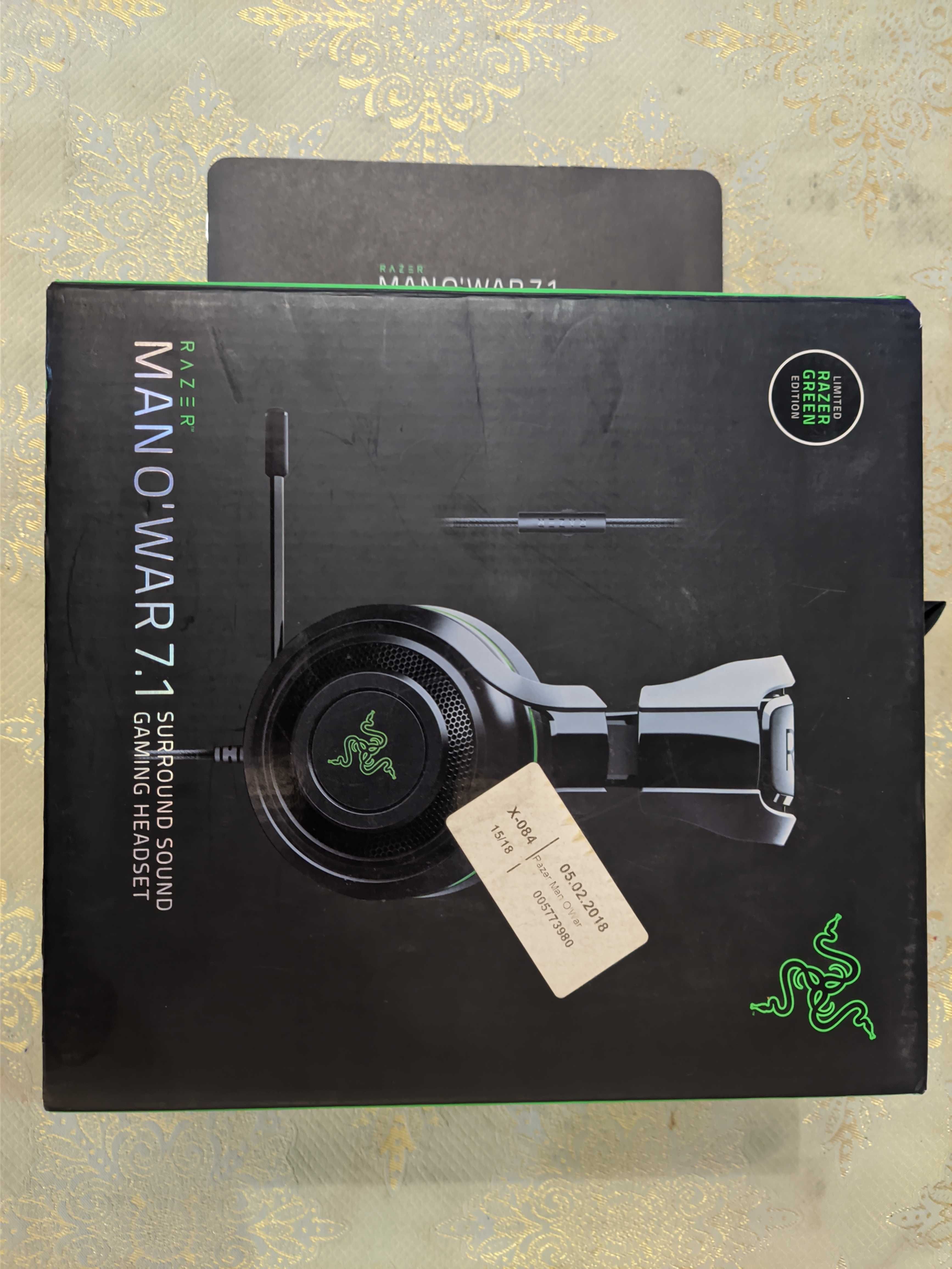 Razer Man O'War 7.1 навушники