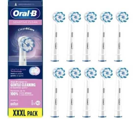 Oral-B Sensitive Clean 10 cabeças suplentes para escova elétrica