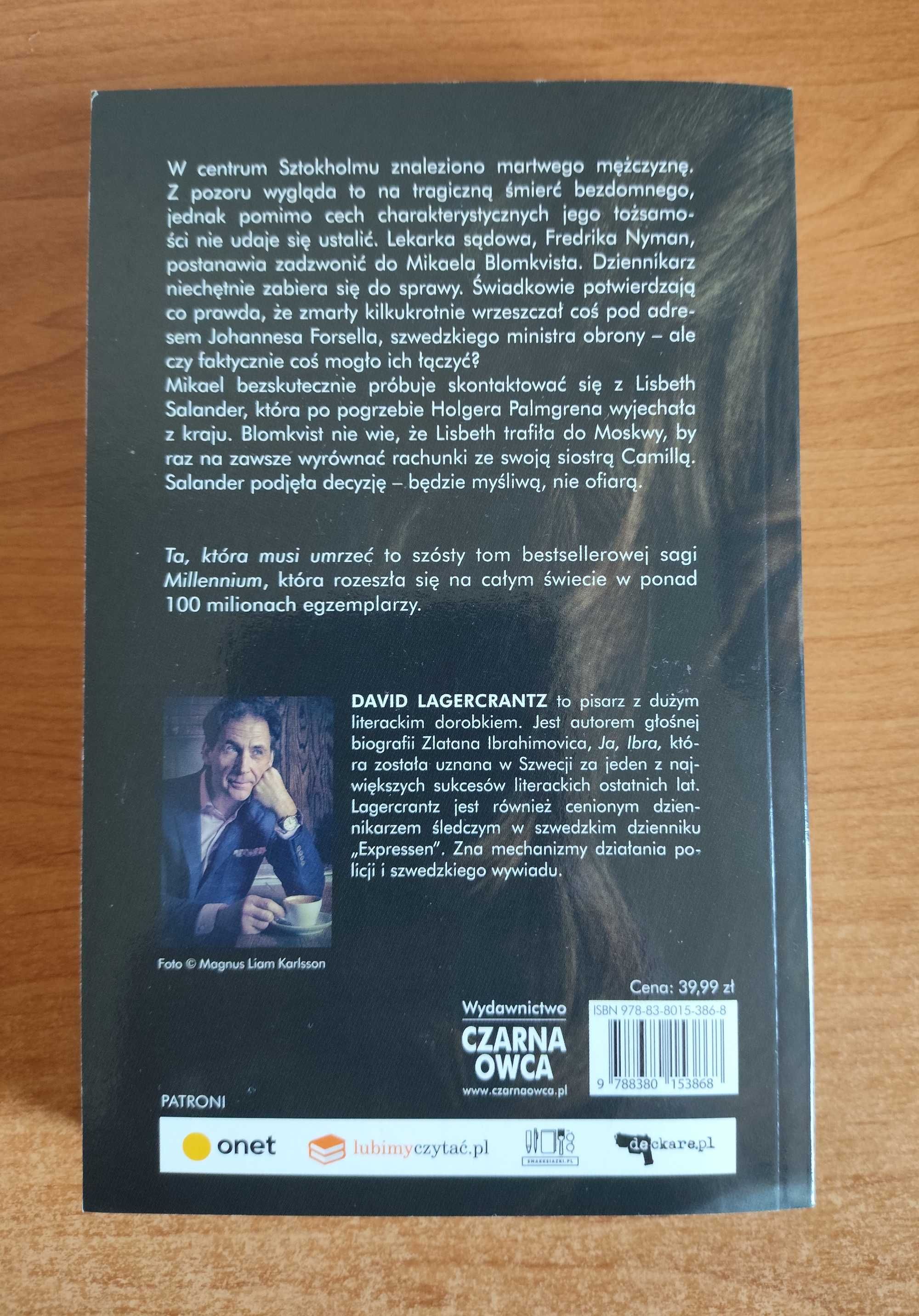 David Lagercrantz - książki z cyklu Millennium: tom 4, 5 i 6