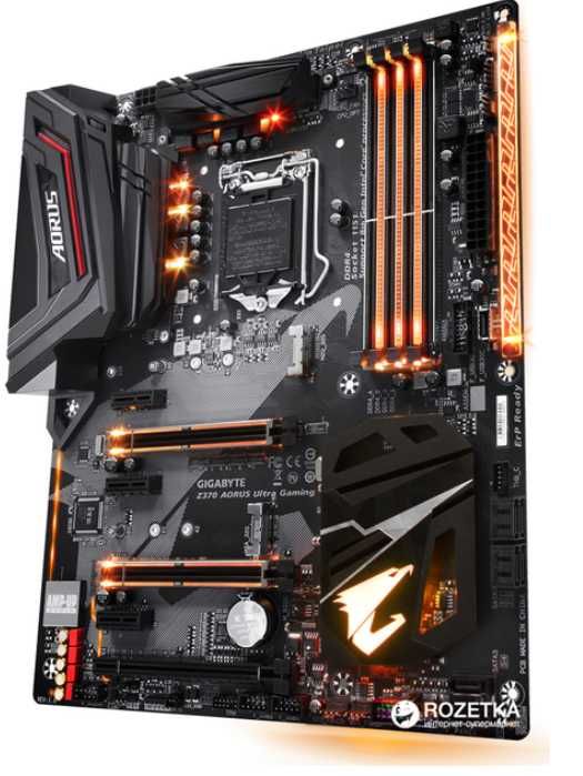 Процесор i7-8700K+Gigabyte Z370 AORUS+ОЗУ 16ГБ HyperX+Кулер+Корпус