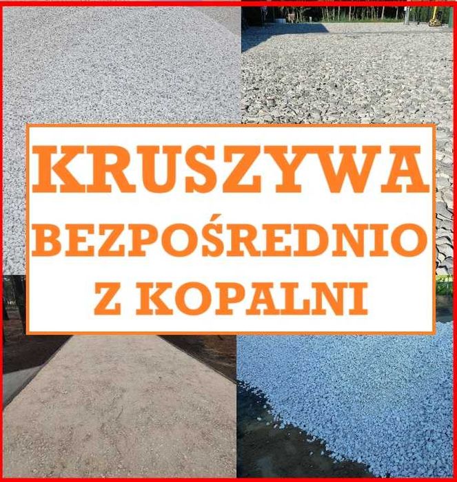 Kruszywo drogowe z dostawą, tłuczeń, grysy- OKAZJA!!!