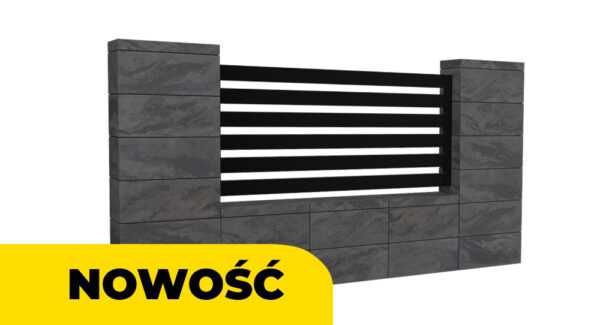 Pustak ogrodzeniowy gładki FINI 50x20 oraz 36x36 - dostawa cała Polska