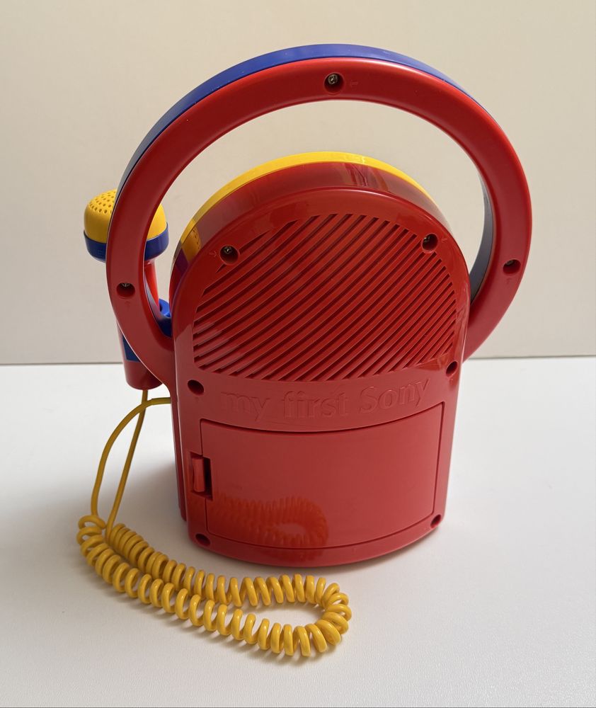 my first Sony TCM-4300 magnetofon dziecięcy z mikrofonem retro vintage
