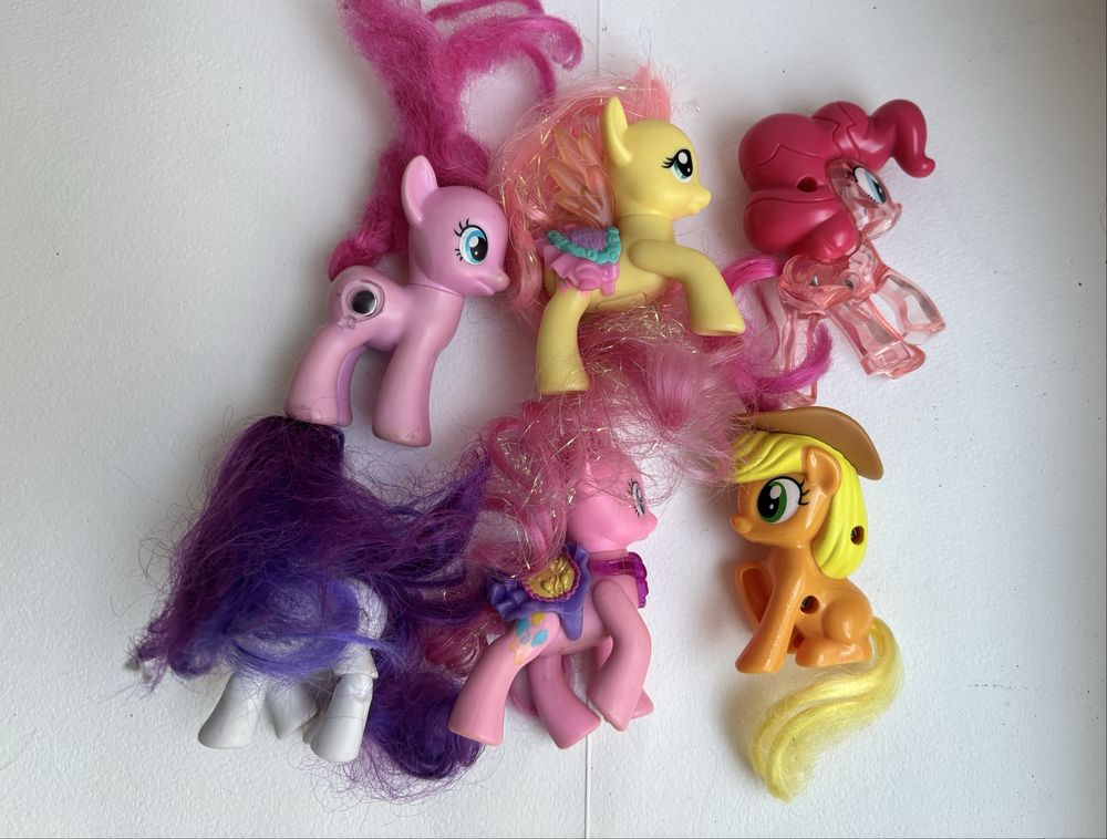 Kucyki my little pony mlp g4 pinkie pie fluttershy vintage rarity