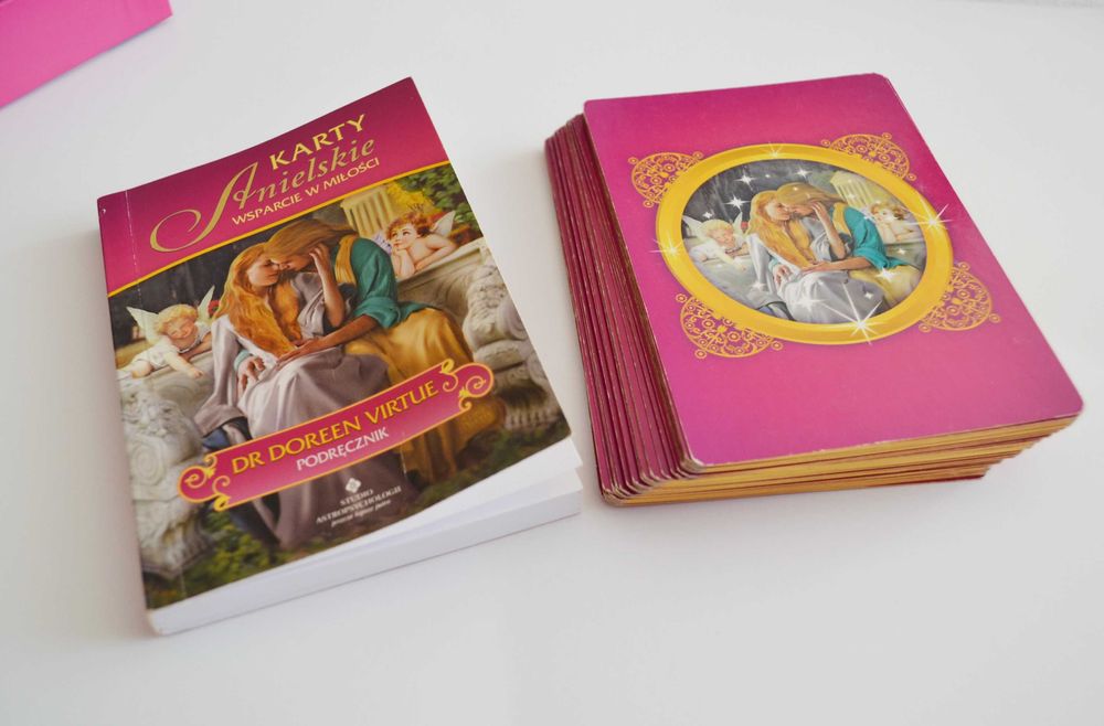 Anielskie wsparcie w miłości – karty + książka dr Doreen Virtue UNIKAT