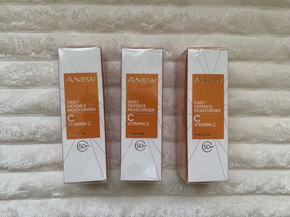 Avon anew Krem nawilżający z wit C  50 ml