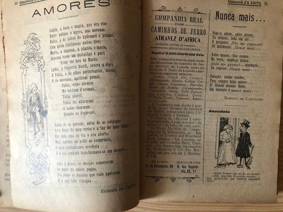 Almanach ALUCTA para 1910 - 1º número