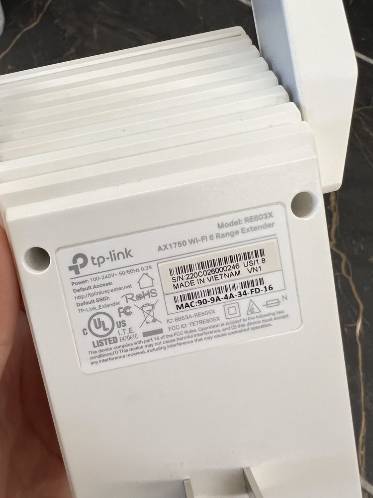 Репітер, ретранслятор TP-Link RE603X (AX1750)
