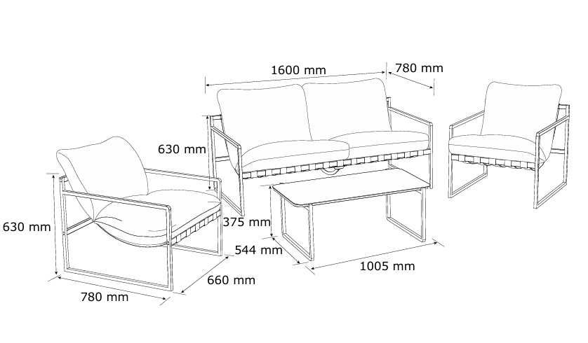 Zestaw sofa ,dwa fotele stolik.