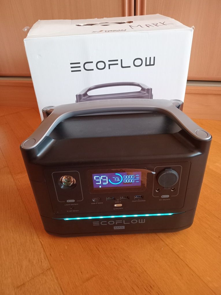 Ecoflow river max 600w зарядна станція