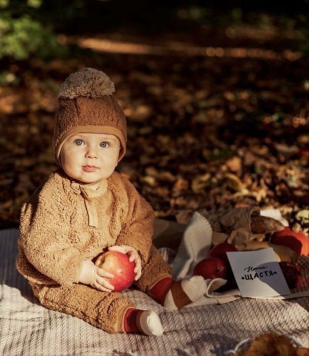 Світшот та штани плюш (тедді) 0-3 міс. 62р Little Angel