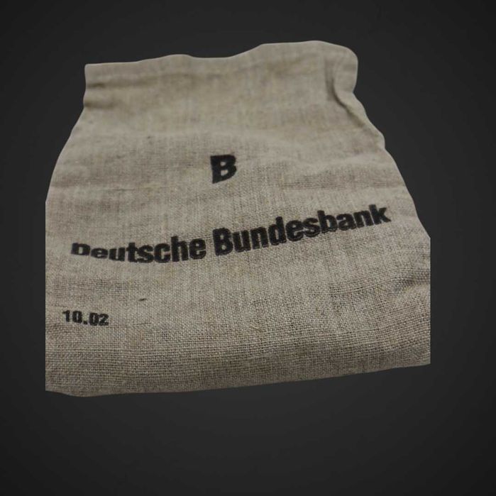 Oryginalny worek Deutsche Bundesbank juta  kolekcjonerski b51/073053