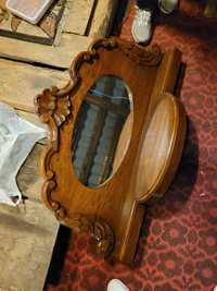 Sprzedam stare przedwojenne dębowe meble do renowacji komoda z lustrem