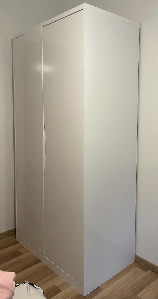 Szafa dwudrzwiowa 100 cm biała BLW