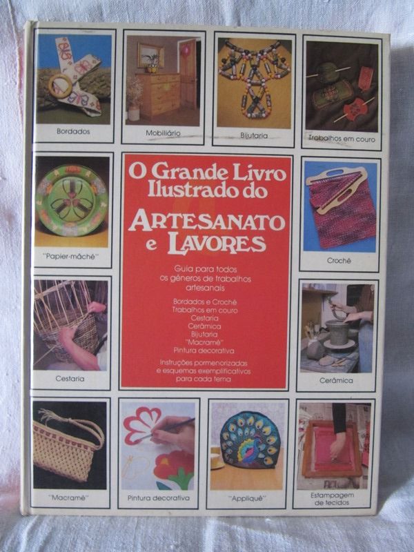 Livro de artesanato e lavores Circulo de Leitores