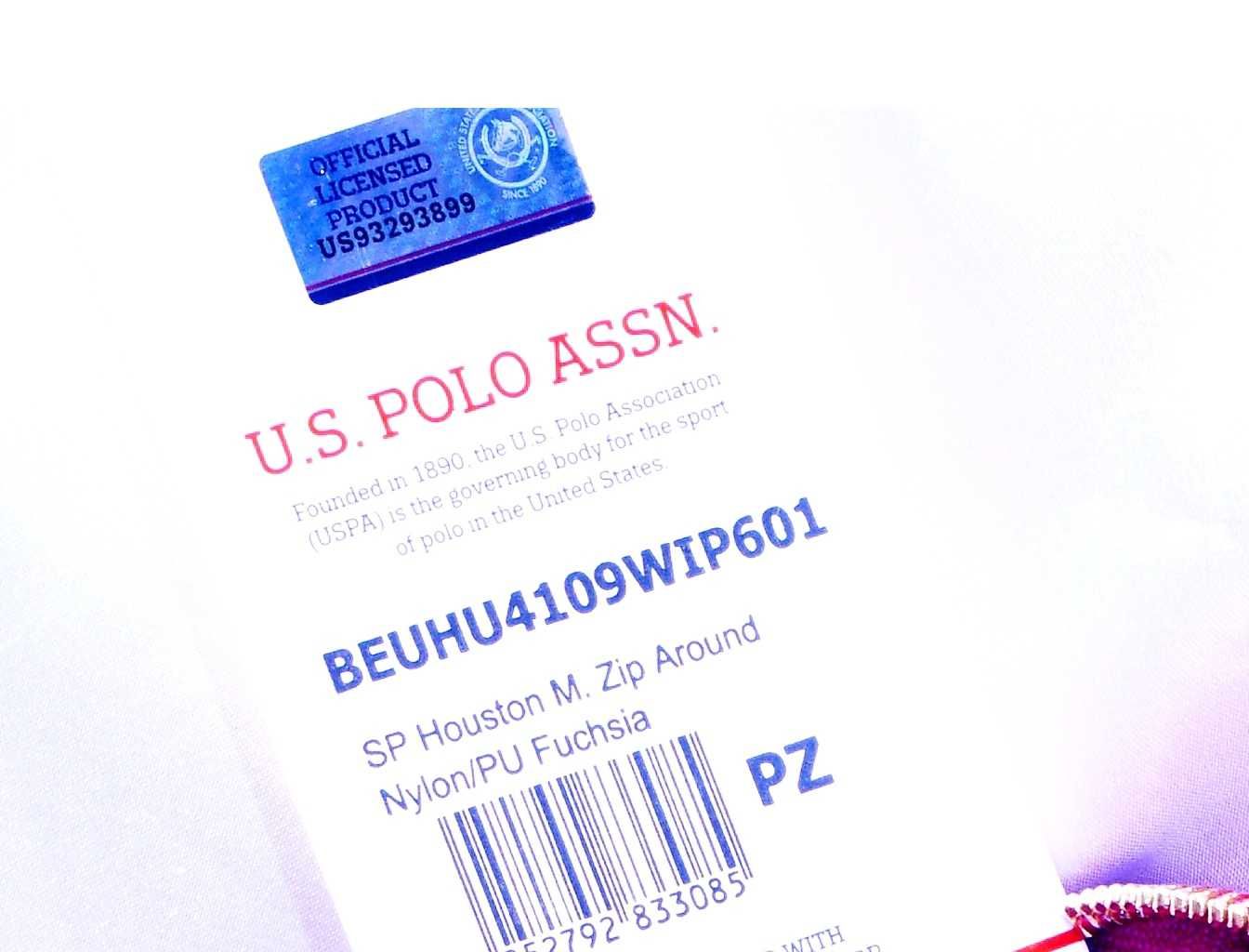 U.S. POLO ASSN. portfel damski różowy złoty średni ck prl tommy prada