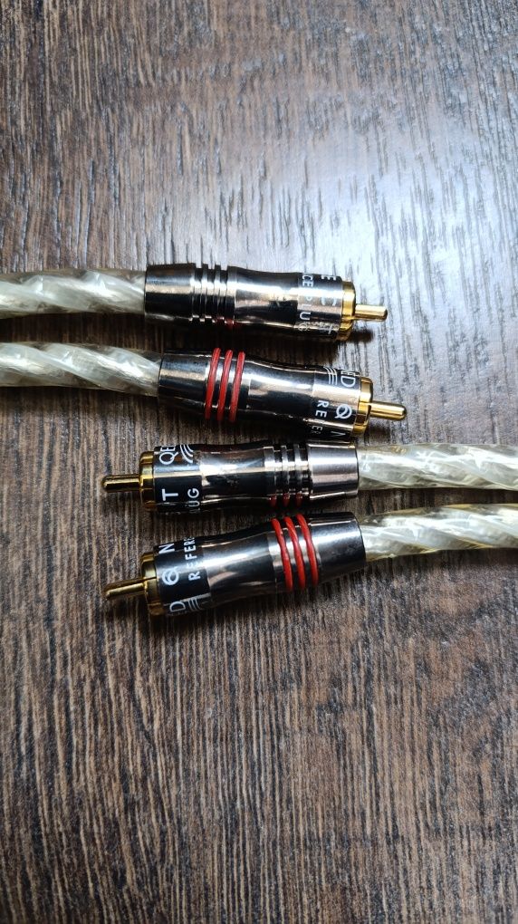 Межблочный кабель Qed Qnect Silver Spiral RCA-RCA 2x1метр