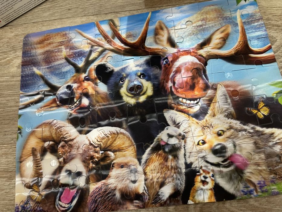 3D-пазл Super Kids Selfies Puzzle Лісова братва