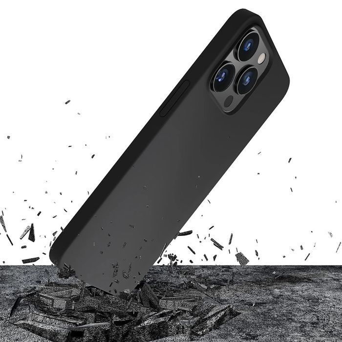 Etui 3mk Silicone Case na iPhone 14 Pro - czarne