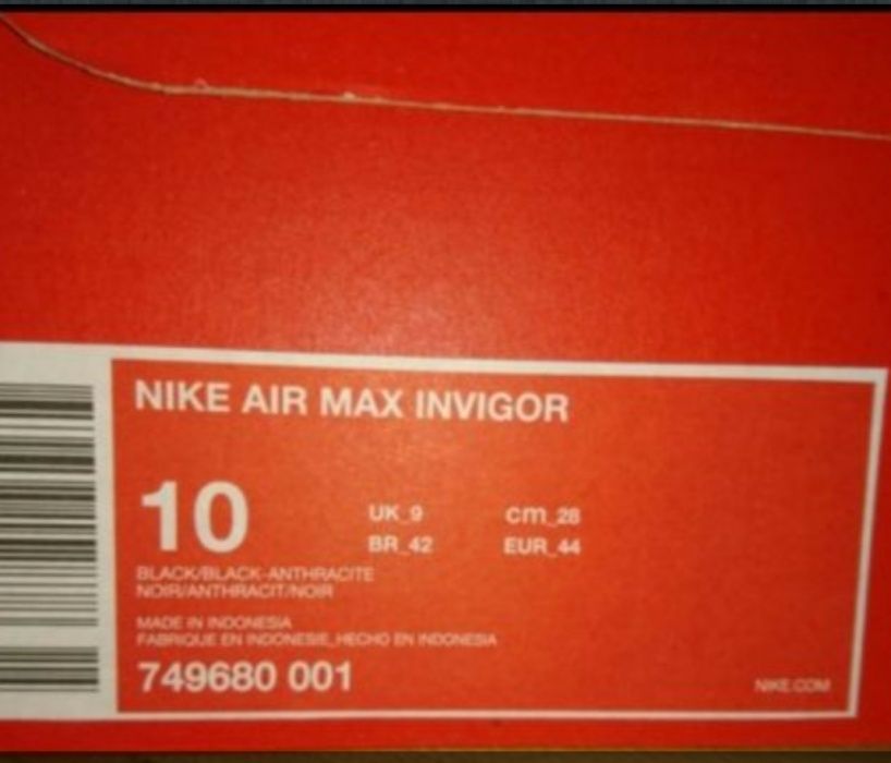 Nike Air Max Invigor-оригинал магазинный.