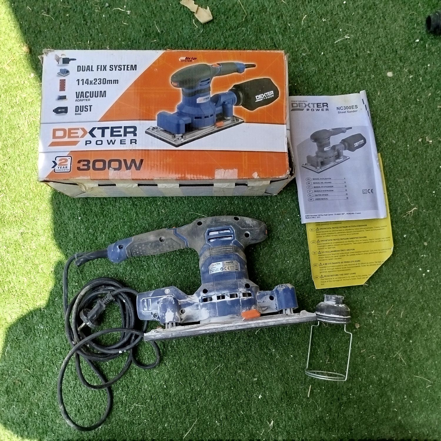 Lixadora Orbital Dexter Power 300W