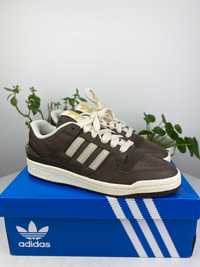 brązowe beżowe czarne buty adidas originals forum low cl r. 43,5