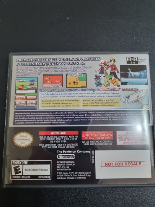 Game pokemon Soulsilver Nintendo DS completo