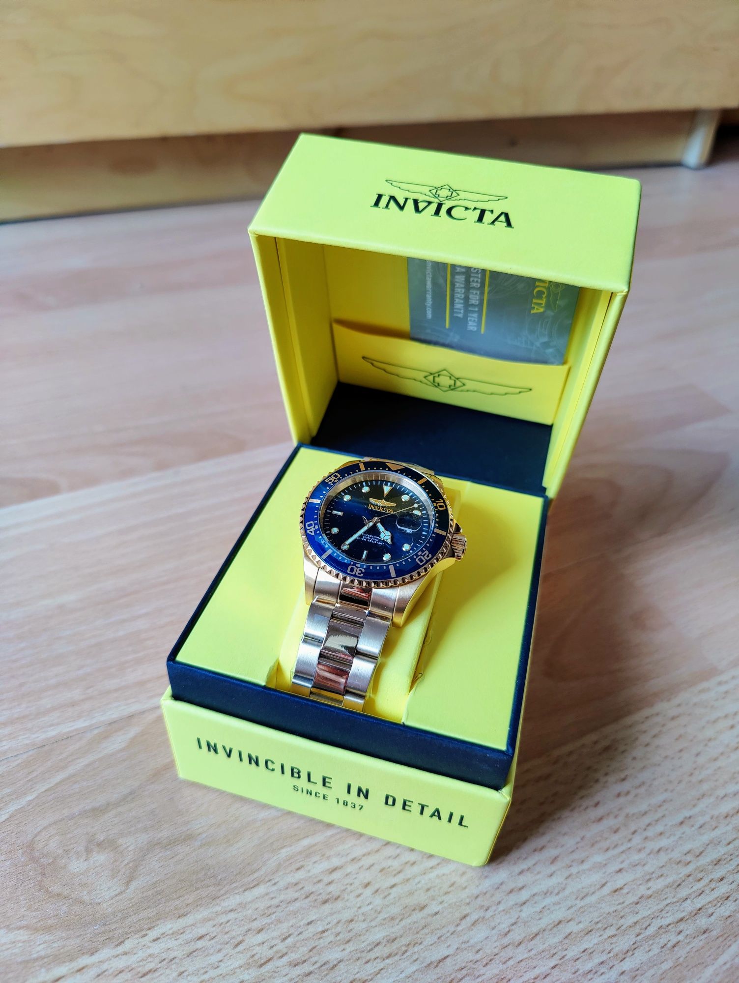 Zegarek Invicta Pro Diver 23388 Męski złoty