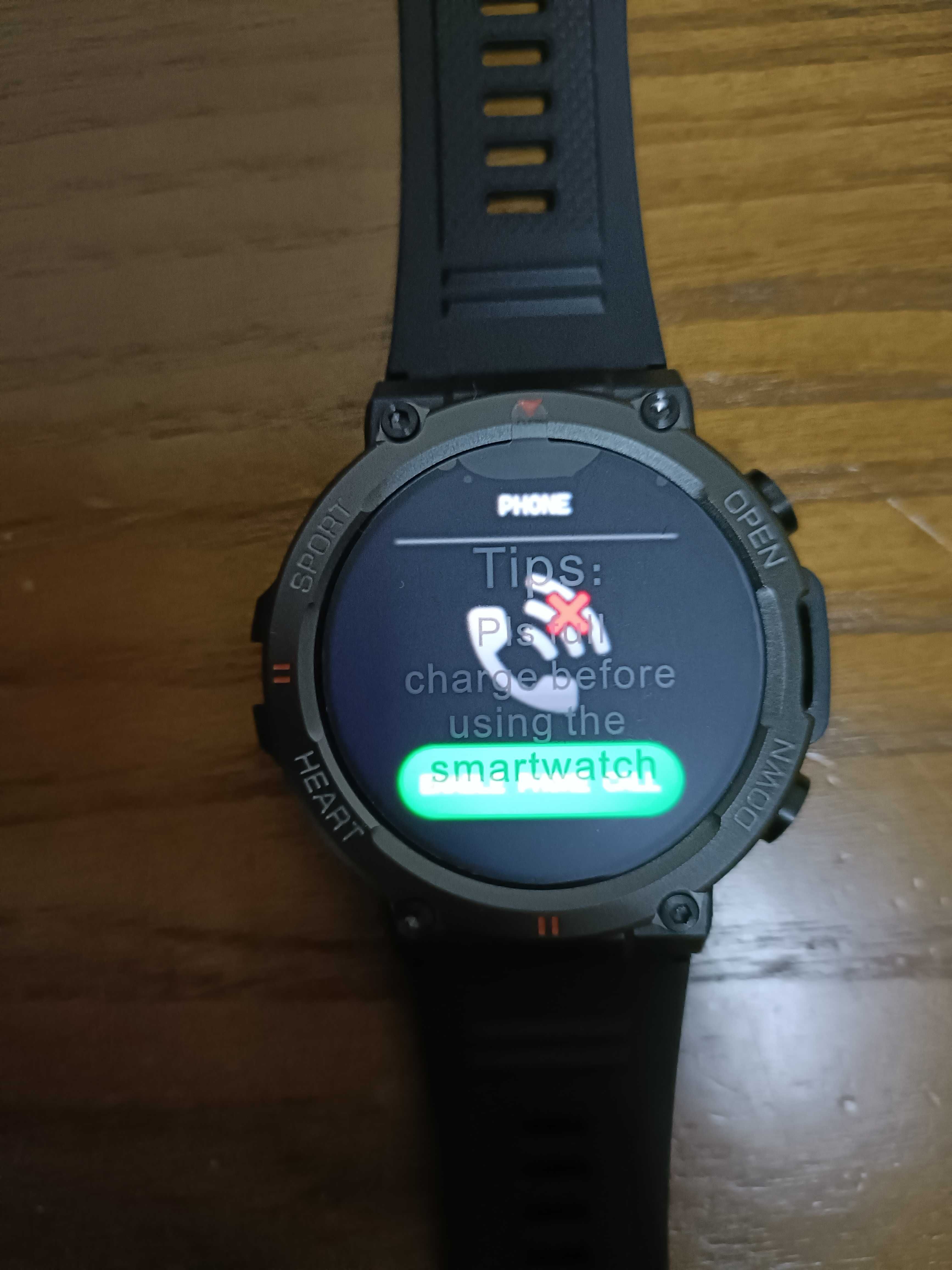 Smartwatch desportivo antichoque Novo